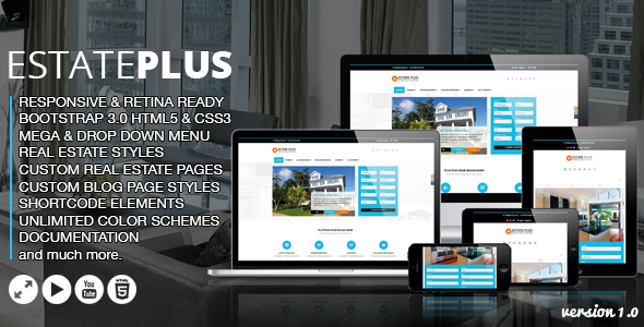 Estate Plus HTML5 - ThemeForest 7143200