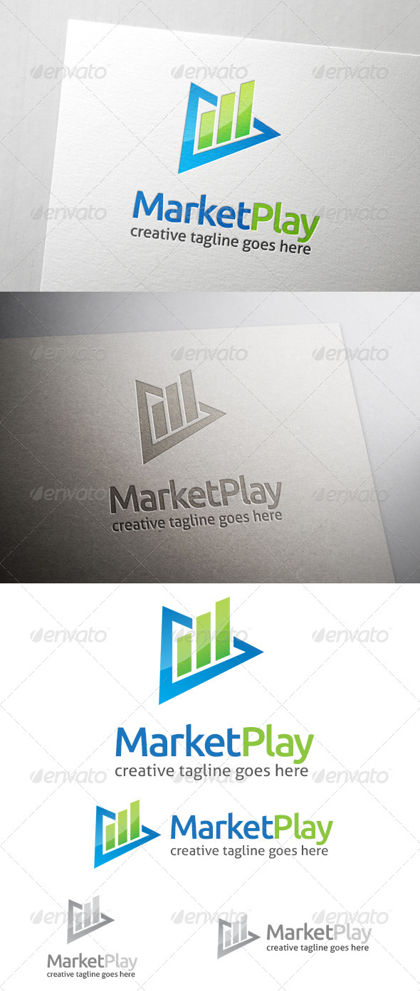 Market Play Logo - Symbols Logo Templates
