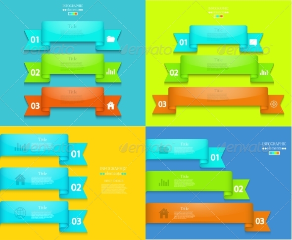 Vector Modern Infographics Element Design - Backgrounds Business
