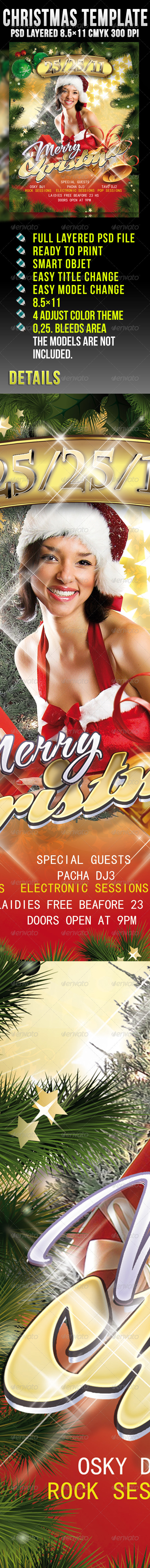 Christmas Template - Clubs & Parties Events