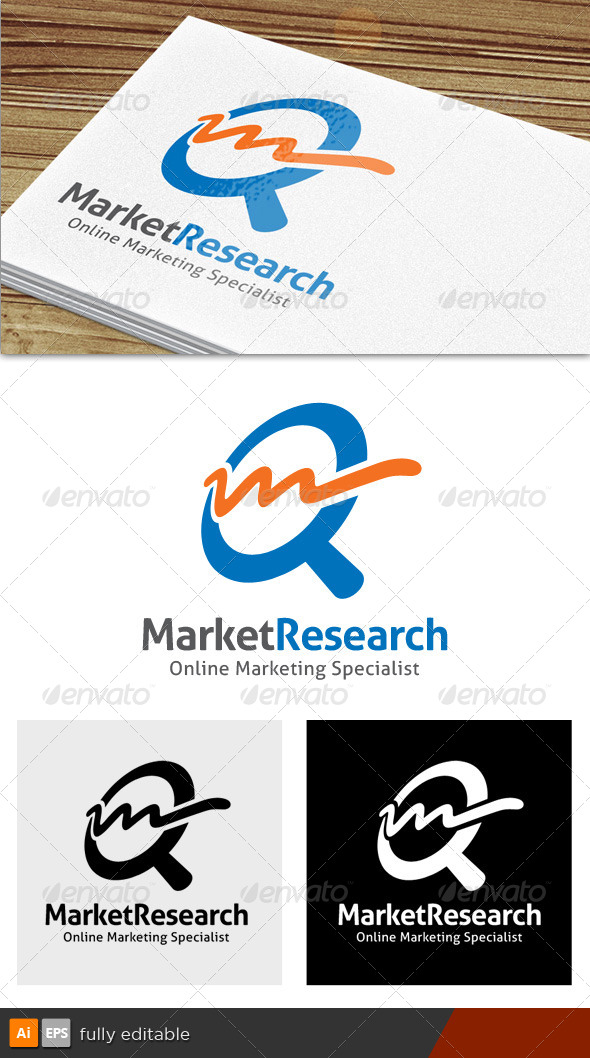 Market Research Logo - Letters Logo Templates