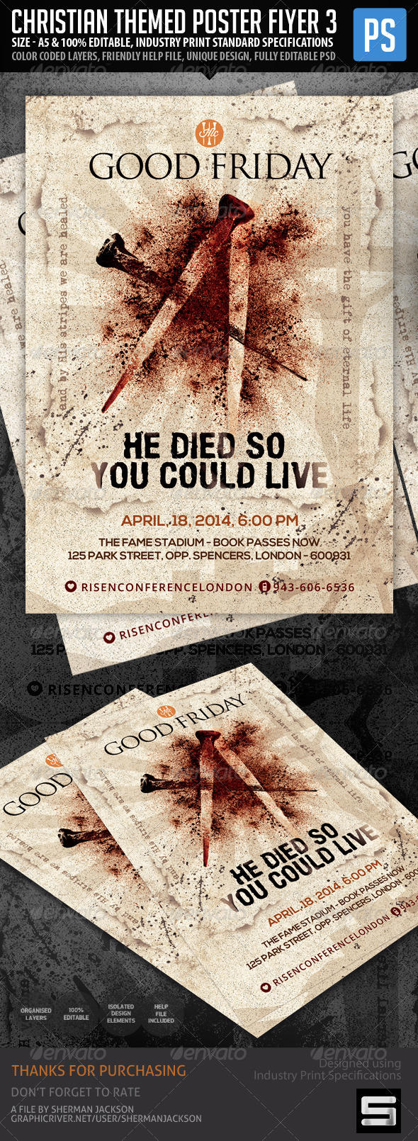 Church/Christian Themed Poster/Flyer Vol.3 - Church Flyers