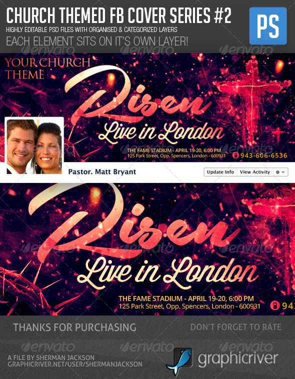 Church/Christian Themed FB Cover Series#2 - Facebook Timeline Covers Social Media