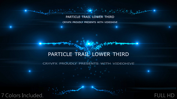 Particle Trail Lower Third V.2