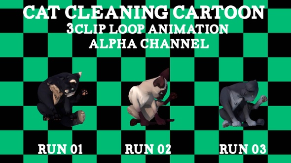 Cat Pet 3 Clip Cleaning Loop
