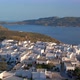 Panoramic View of Plaka Village with Traditional Greek Church. Milos Island, Greece - VideoHive Item for Sale