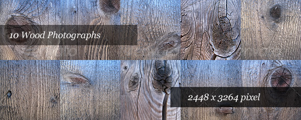 Wood Backgrounds (Pack of 10 Photos) - Backgrounds Graphics