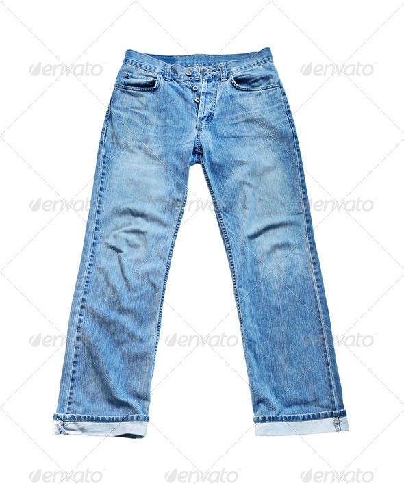 jeans isolated - Stock Photo - Images