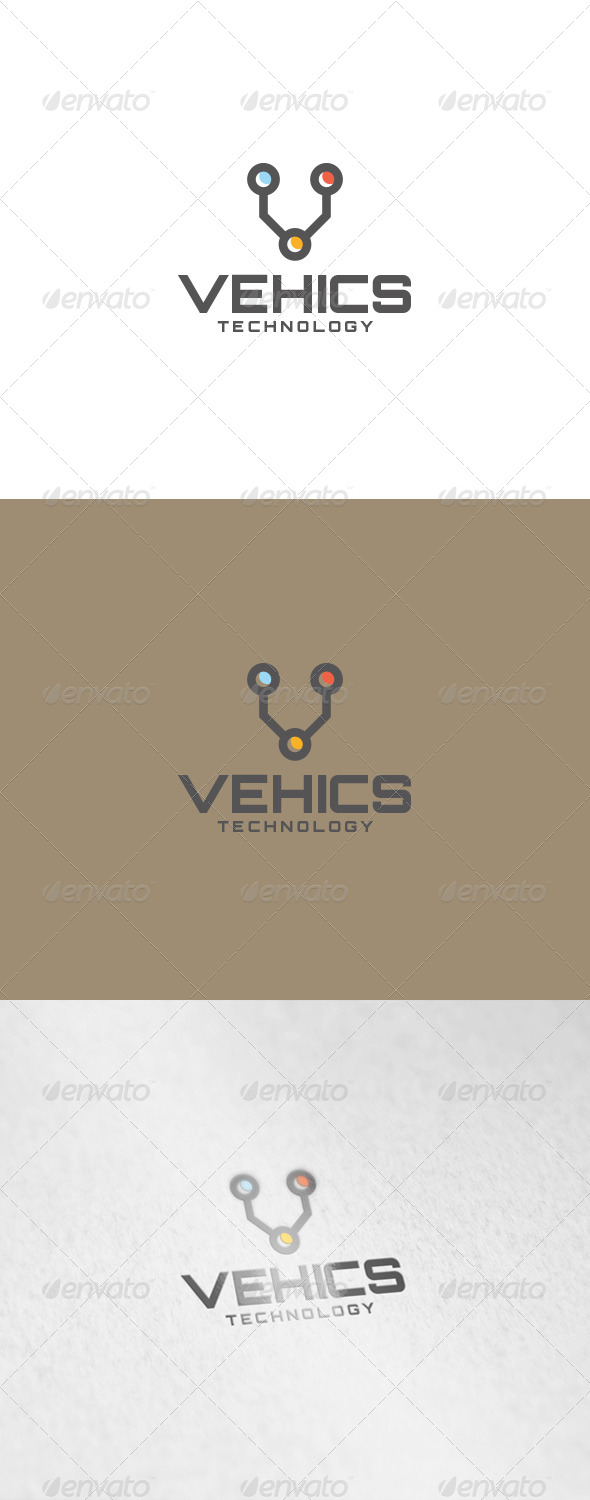Vehics Logo - Letters Logo Templates