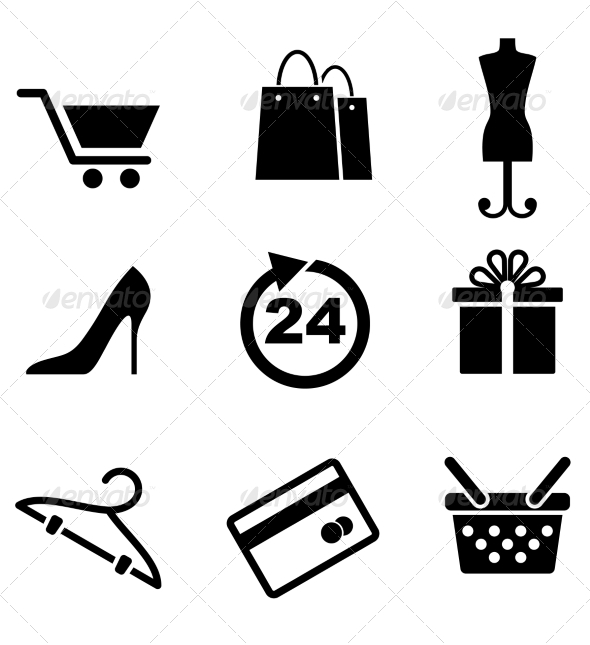Retail Icons - Retail Commercial / Shopping