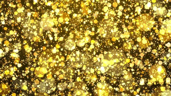 Gold Glittering Background