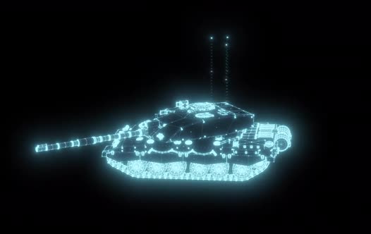 Challenger Tank Military HUD