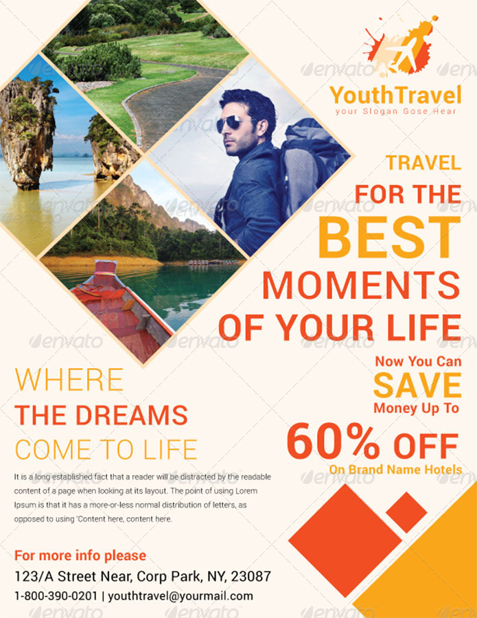 Travel / Tourism Business Flyer | Volume 3, Print Templates | GraphicRiver