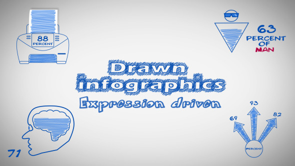 Drawn Infographics - VideoHive 7086559