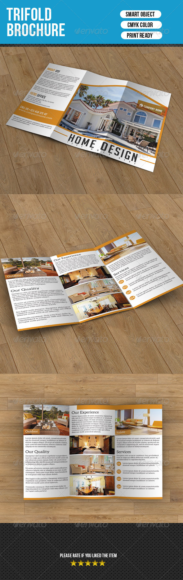 Trifold Brochure-Real Estate Company - Corporate Brochures