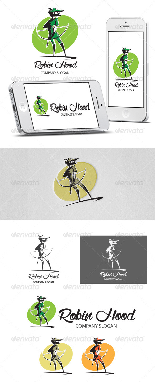 Robin Hood Logo Template - Humans Logo Templates