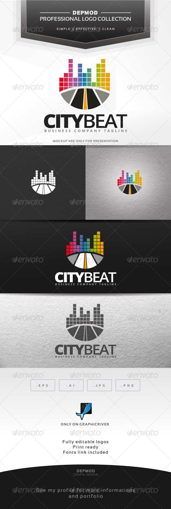 City Beat Logo - Symbols Logo Templates