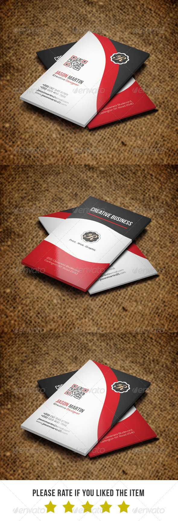 Corporate Business Card BNA 008 - Corporate Business Cards