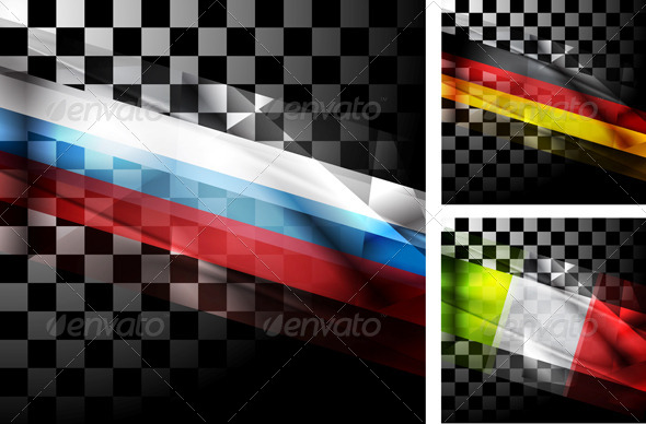 Concept Design of Flags - Abstract Conceptual