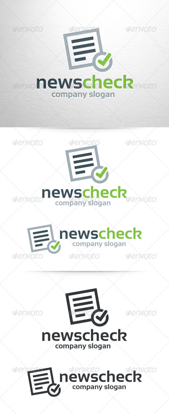 News Check Logo Template - Symbols Logo Templates