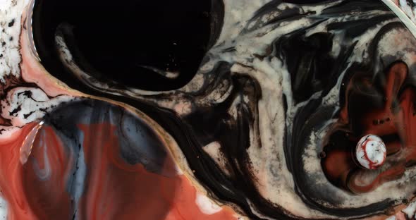 Beautiful liquid oil colors of galaxy