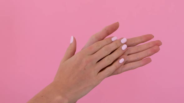 Woman Hands Clapping Applause alt