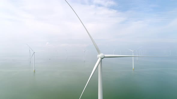 Off shore wind farm / Breezanddijk, Friesland, Netherlands