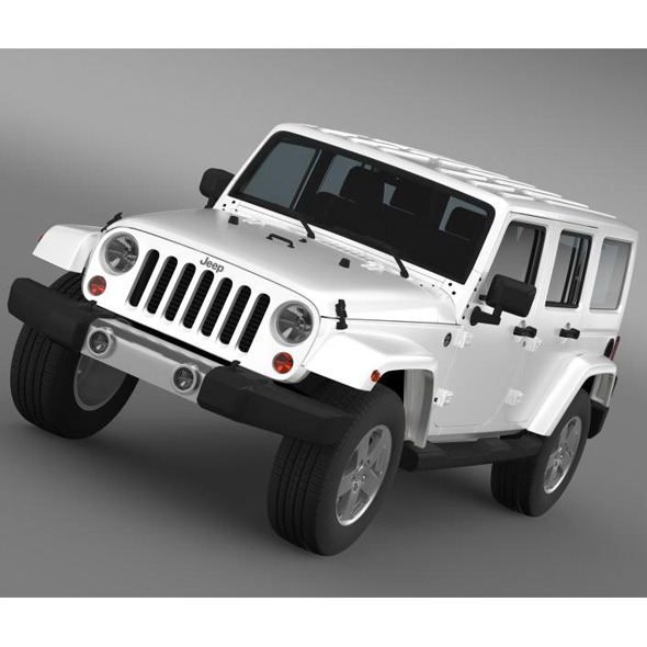 Jeep Wrangler Unlimited - 3Docean 7222858