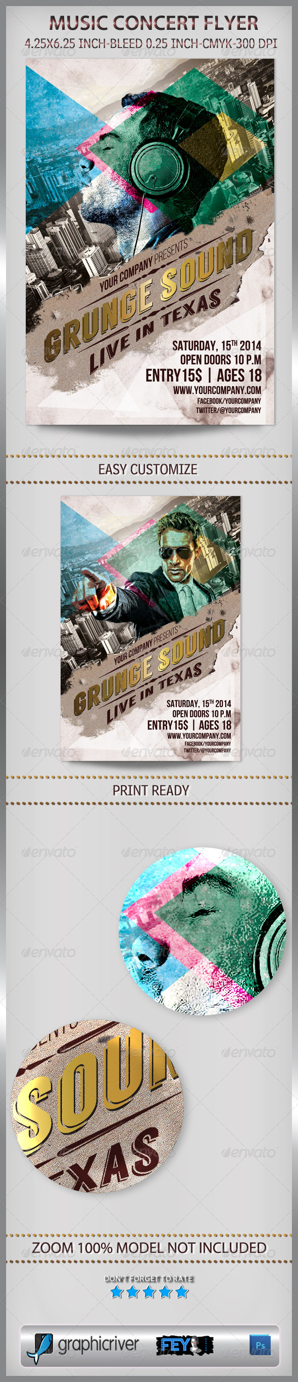 Music Concert Flyer - Events Flyers