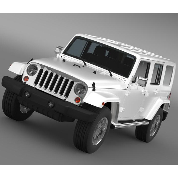 Jeep Wrangler Unlimited - 3Docean 7222913