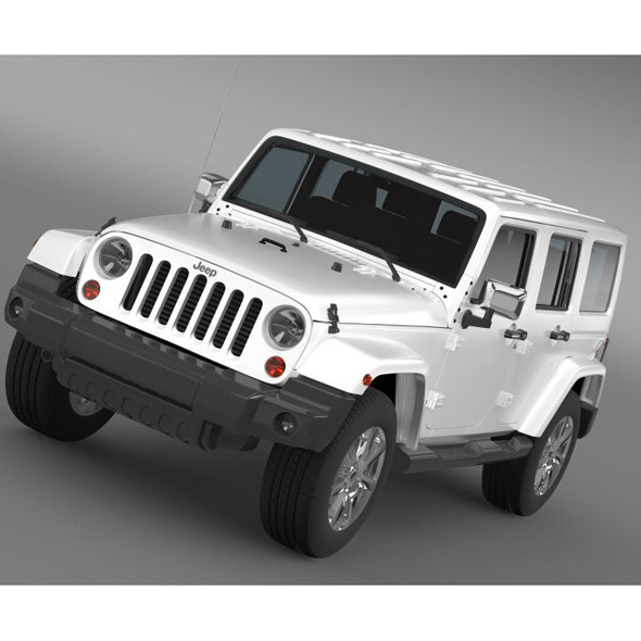 Jeep Wrangler Unlimited - 3Docean 7222926