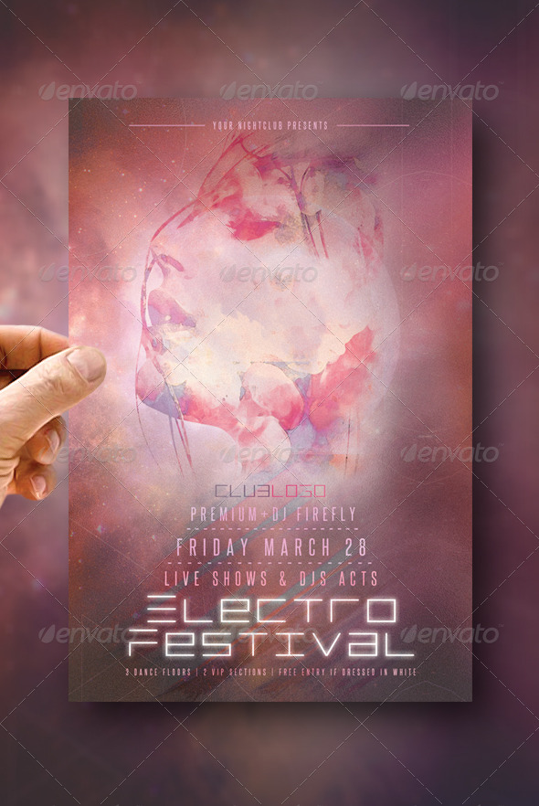 Electro Festival Flyer - Events Flyers
