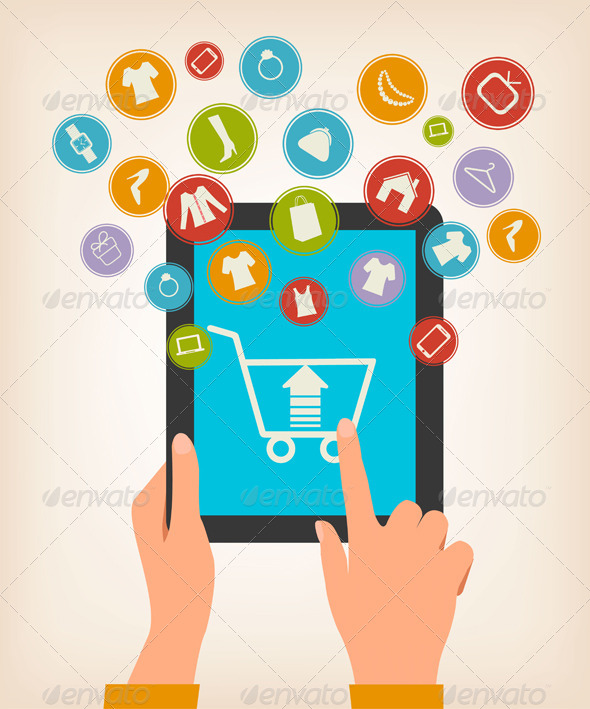 E-Shopping Concept - Commercial / Shopping Conceptual