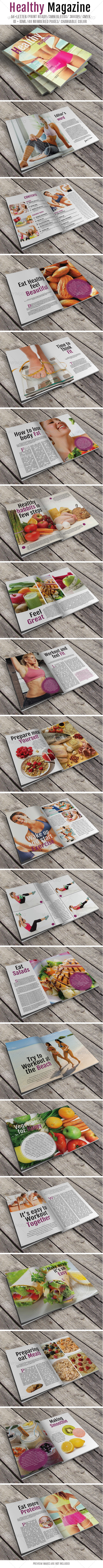 Healthy Magazine - Magazines Print Templates