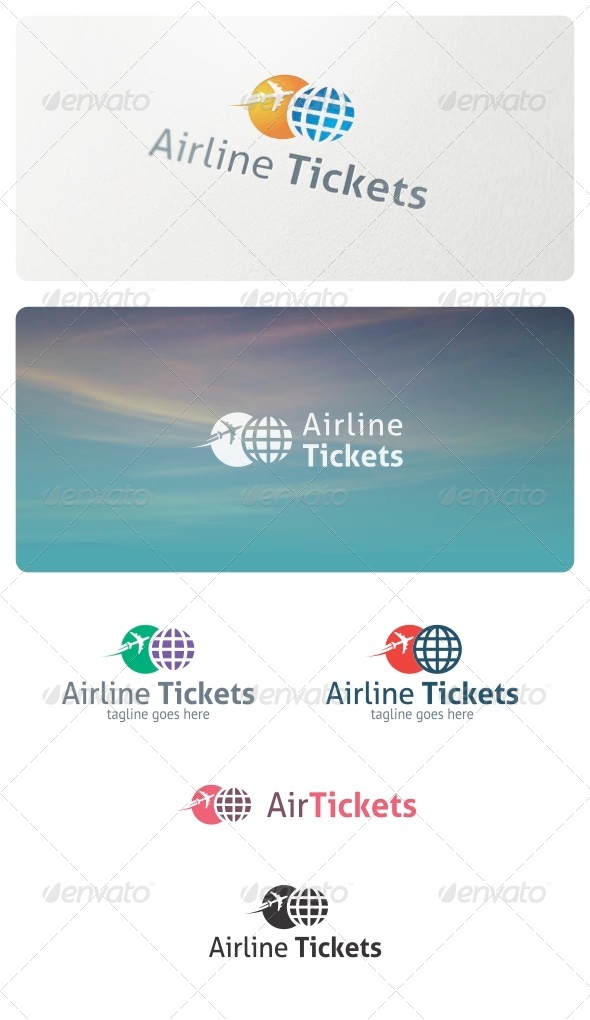 Airline Tickets Logo - Symbols Logo Templates