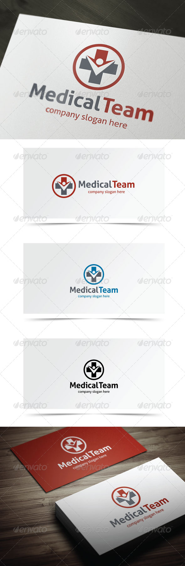 Medical Team - Symbols Logo Templates
