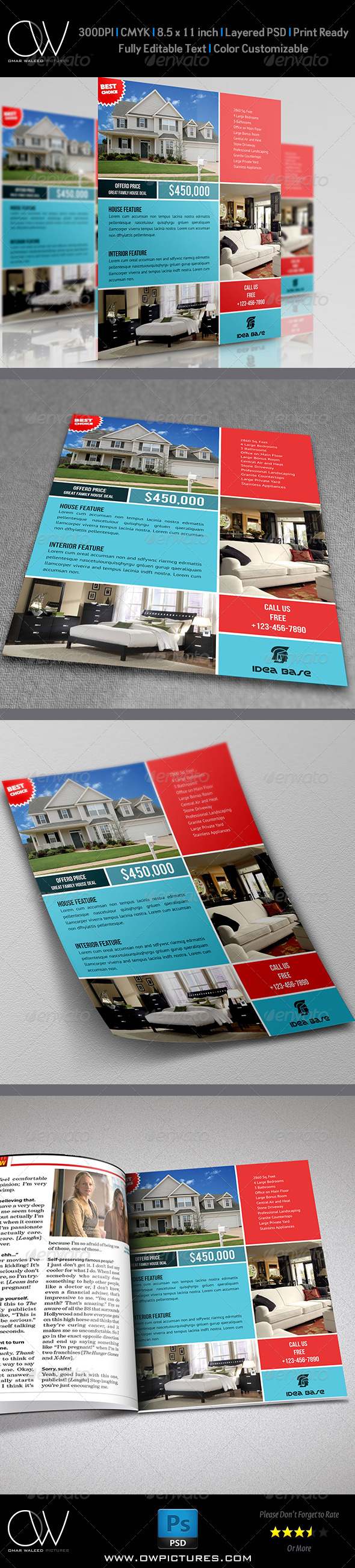 Real Estate Flyer Template Vol.9