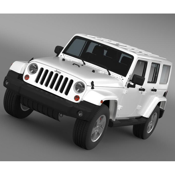 Jeep Wrangler Unlimited - 3Docean 7228811