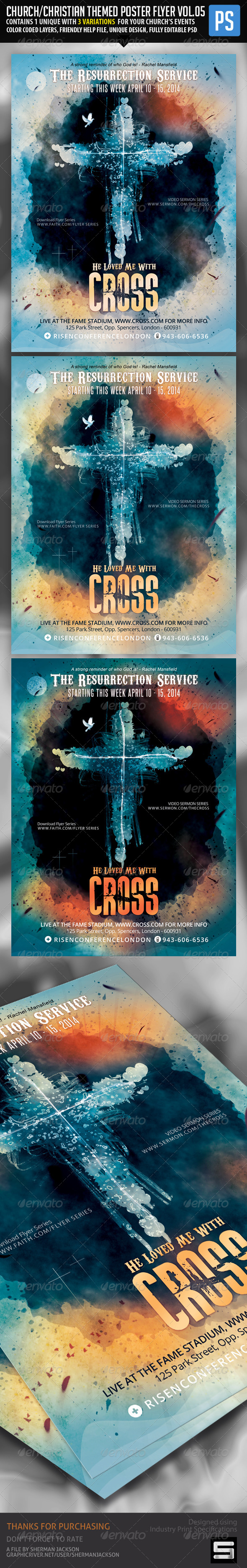 Church/Christian Themed Poster/Flyer Vol.5 - Church Flyers