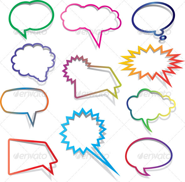 Speech bubble collection - Miscellaneous Vectors