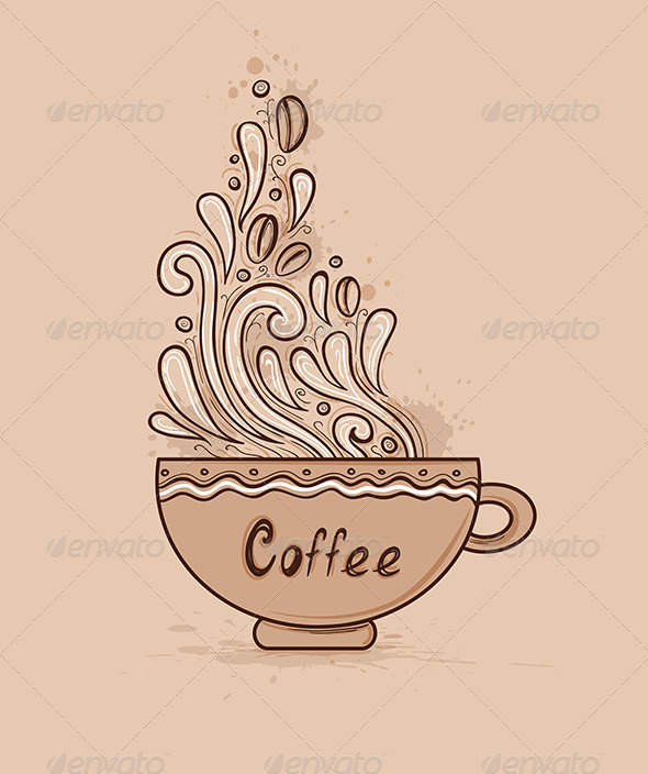 Cup of Coffee - Food Objects