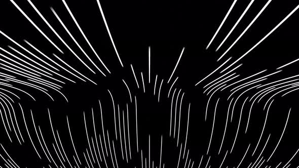 White Moving Up Led Neon Lines Seamless Animation Technology Background 3d Render alt