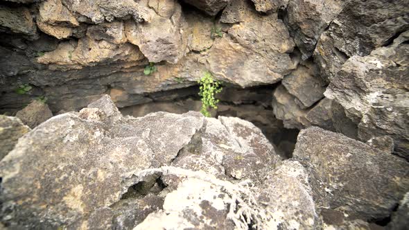 Crack Cave in Basalt Rocks alt