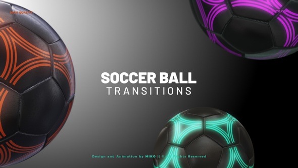Soccer Ball Transitions - Dark