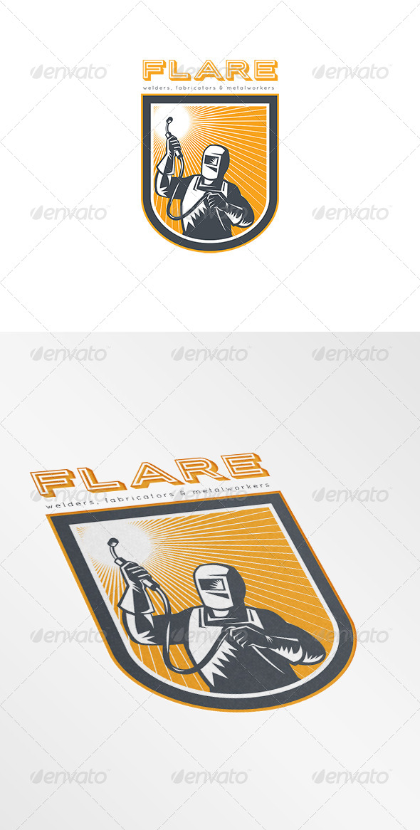 Flare Welders and Fabricators Logo - Humans Logo Templates