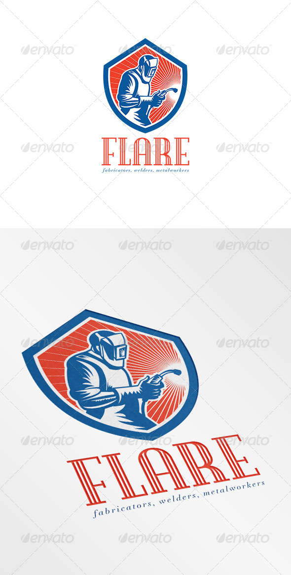 Welder Fabricator Welding Logo - Humans Logo Templates