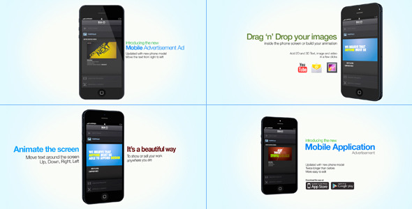 Mobile Application Advertisement E3D