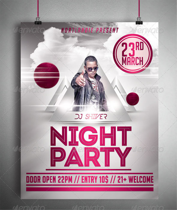 Flyer Template - Clubs & Parties Events