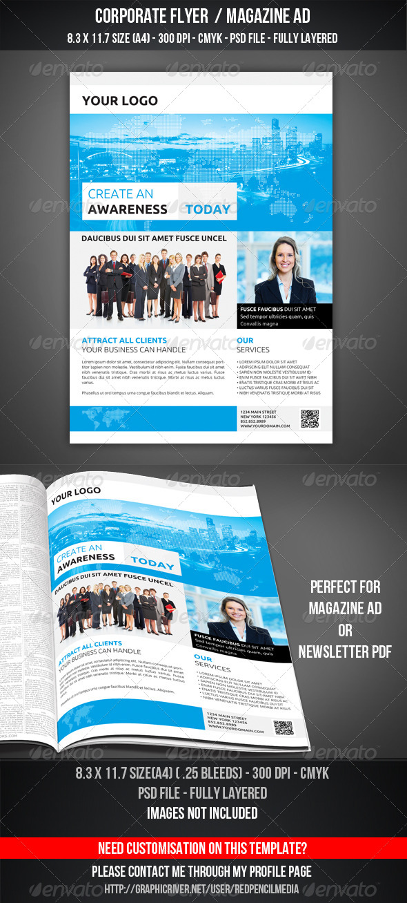 Corporate Flyer / Magazine AD - Corporate Flyers
