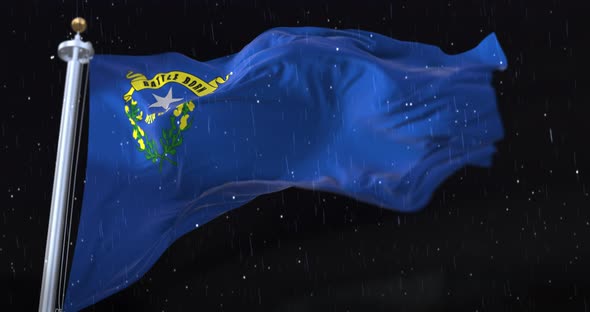 Flag of American State of Nevada alt